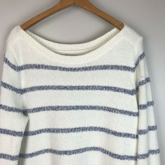 LOFT Textured Striped Chunky Sweater - Picture 2 of 6